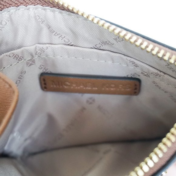 Michael Kors JST S Coin Pouch ID Wallet Brown - Picture 6 of 8